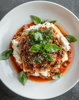 beef ricotta lasagna