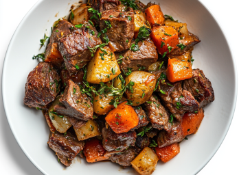 8oz steak with clean carbs and veggies