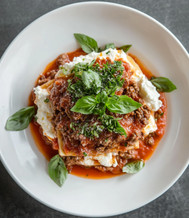 beef ricotta lasagna