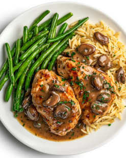 chicken marsala orzo