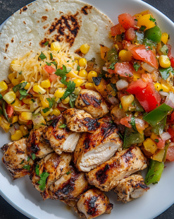chicken fajitas