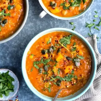weet Potato and Squash Lentil Soup weet Potato and Squash Lentil Soup