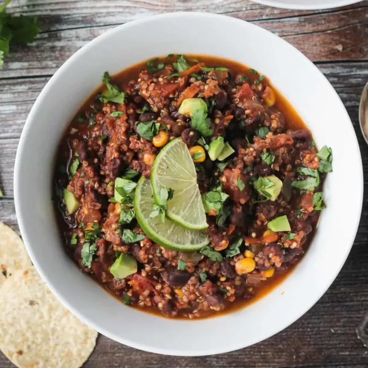 Black Bean Chili Quinoa