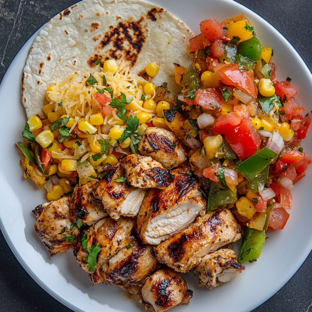 chicken fajitas 55695217