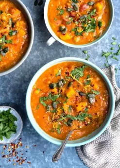 weet Potato and Squash Lentil Soup