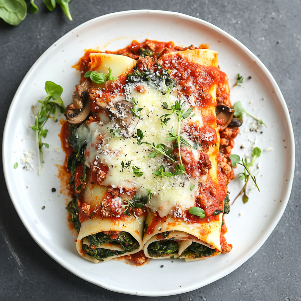 spinach ricotta canelloni c5736813
