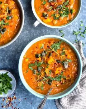 weet Potato and Squash Lentil Soup