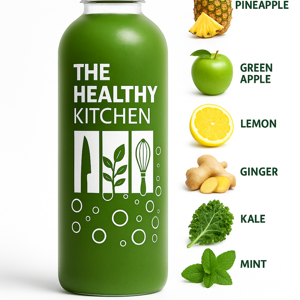 Zesty Greens Pineapple Ginger Juice Ingredients