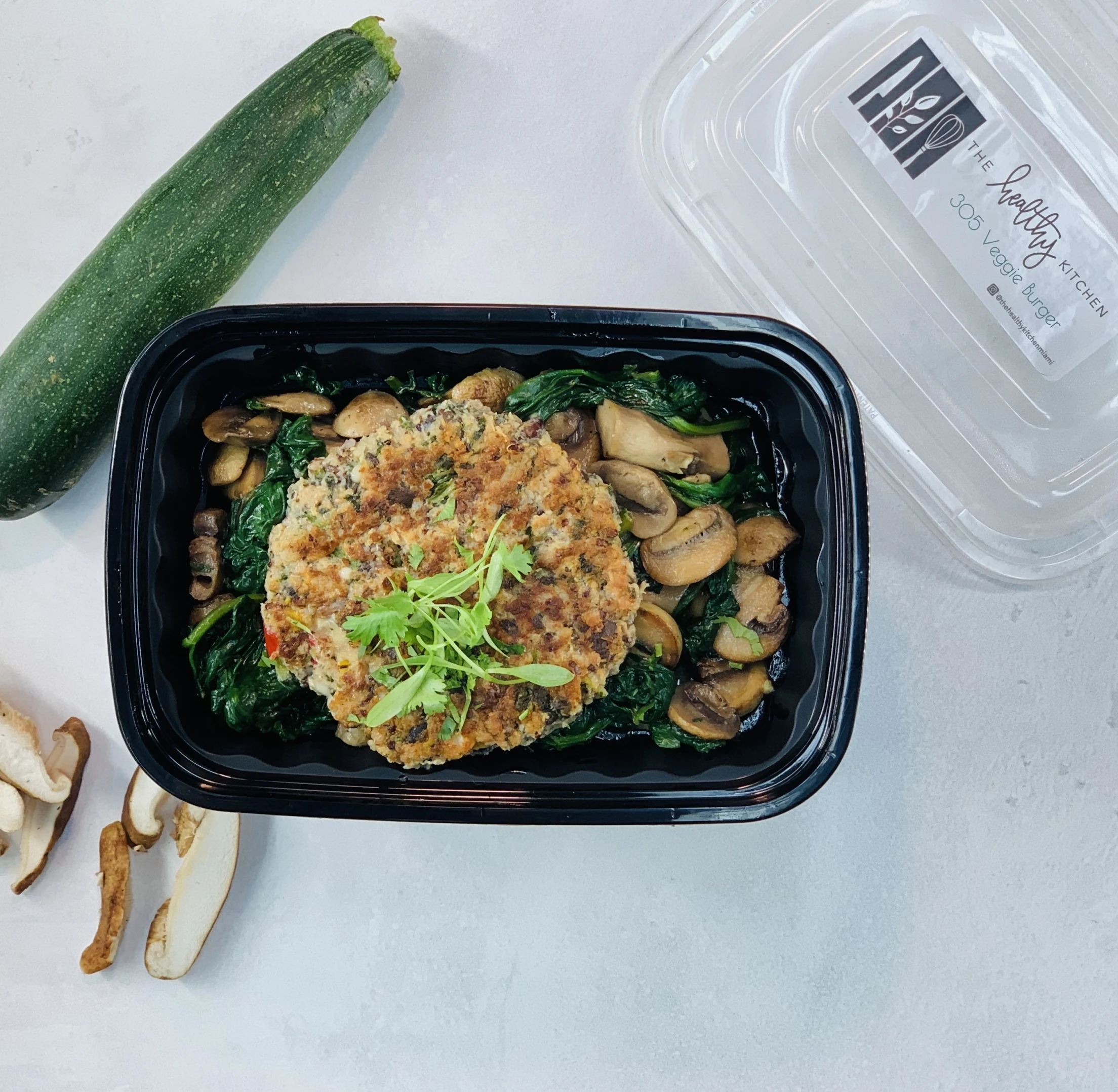 305 Veggie Patty with Barley Jambalaya The Healthy Kitchen Miami