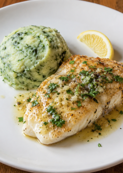 lemon butter fish and mash 99a3d9a8