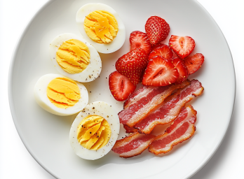 egg turkey bacon strawberry 9d19ab0a