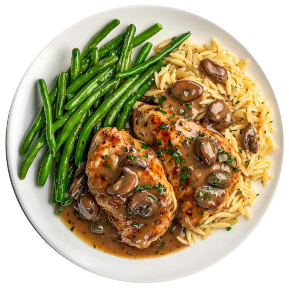 chicken marsala orzo home slide ab120118