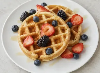 protein waffles fresh berries e48a3647