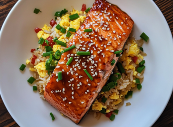teriyki salmon fried rice f35dcc09