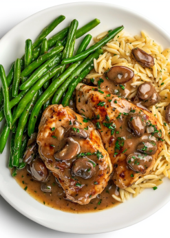 chicken marsala orzo f9786080